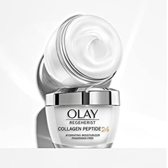 Olay Regenerist Collagen Peptide 24 Face Moisturizer, Fragrance-Free, 50mL
