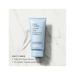 Estée Lauder Perfectly Clean Multi-Action Foam Cleanser/Purifying Mask 150mL