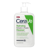 CeraVe Hydrating Cream-to-Foam Face Wash with Hyaluronic Acid 473mL