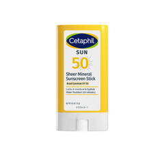 Cetaphil Sheer Mineral Sunscreen Stick SPF 50 All Skin Types 14g