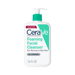 CeraVe Foaming Facial Cleanser for Normal to Oily Skin 473mL