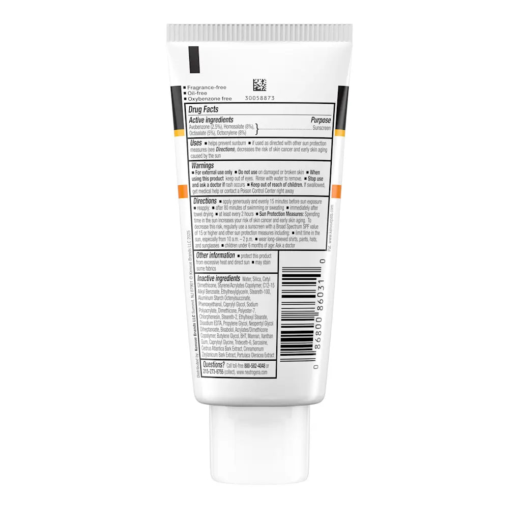 Neutrogena® Clear Face Liquid Lotion Sunscreen Broad Spectrum SPF 30 88mL