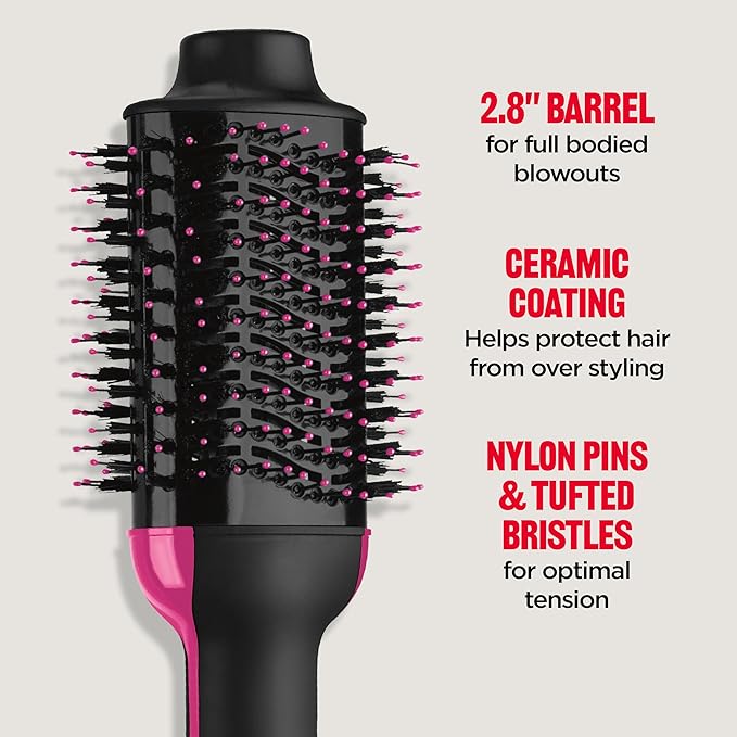 Revlon One-Step Volumizer and Hair Dryer Brush, Black