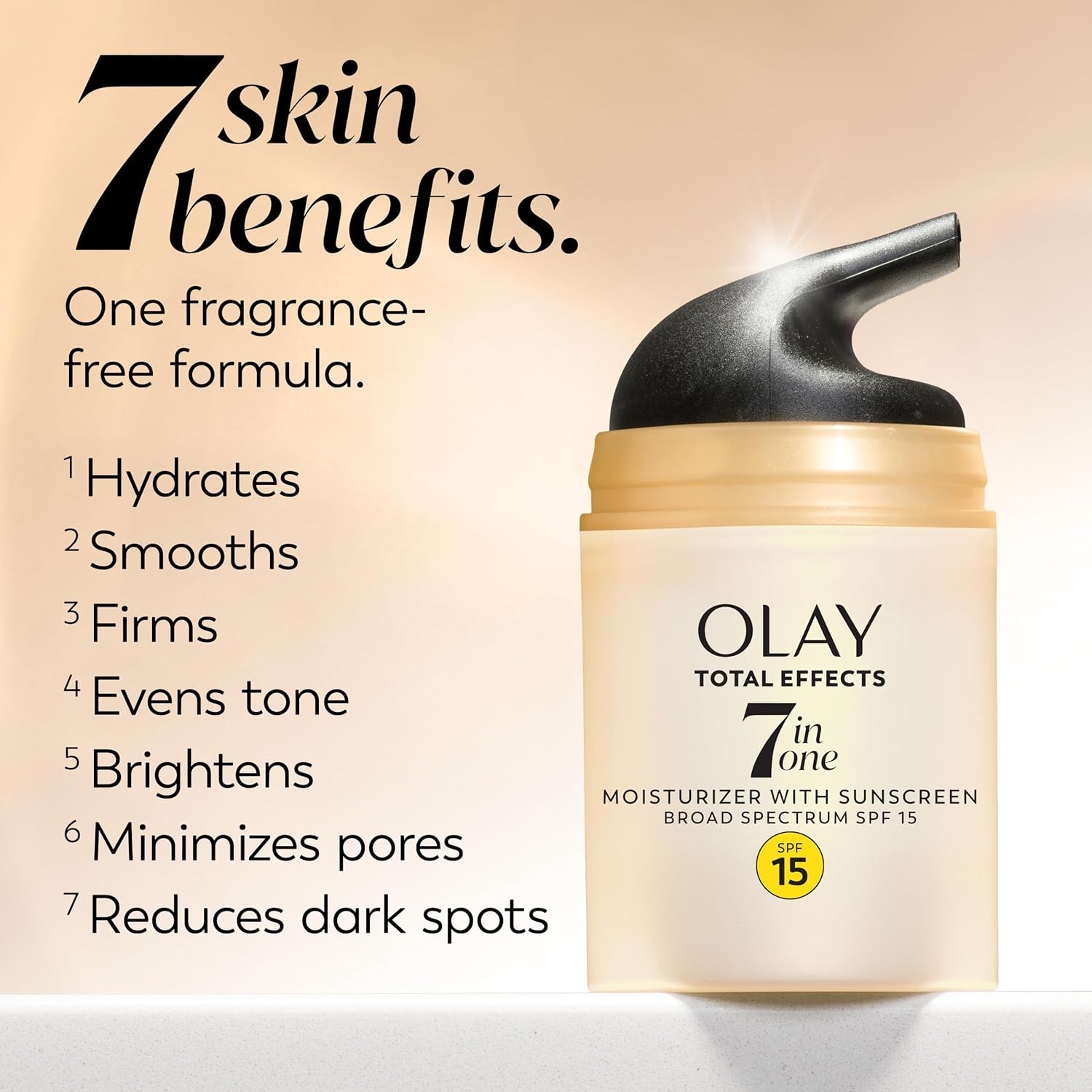 Olay Total Effects 7‑in‑1 Moisturizer (Fragrance‑Free) — 50mL