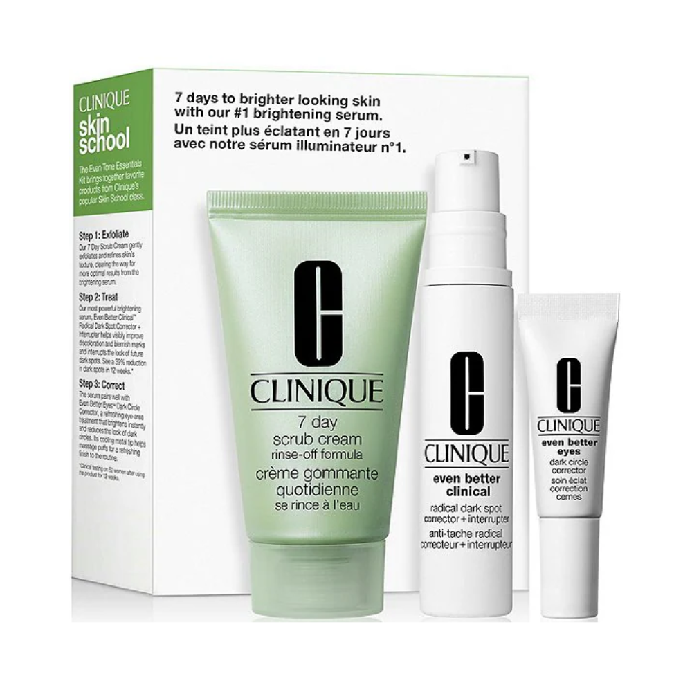 Clinique Skin School Supplies: Even Tone Essentials 3 in 1