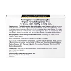 Neutrogena® Fragrance‑Free Facial Cleansing Bar 100g