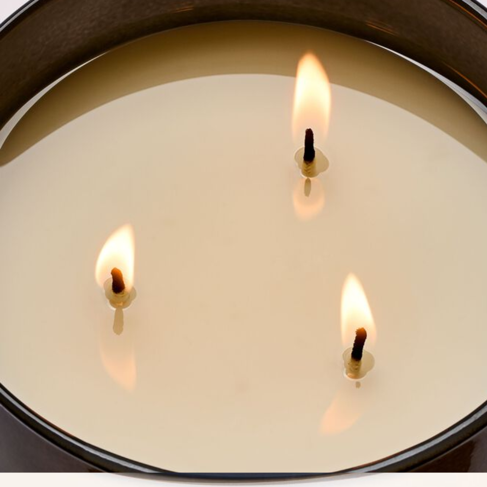 Mahogany Teakwood 3-Wick Scented Candle 411g