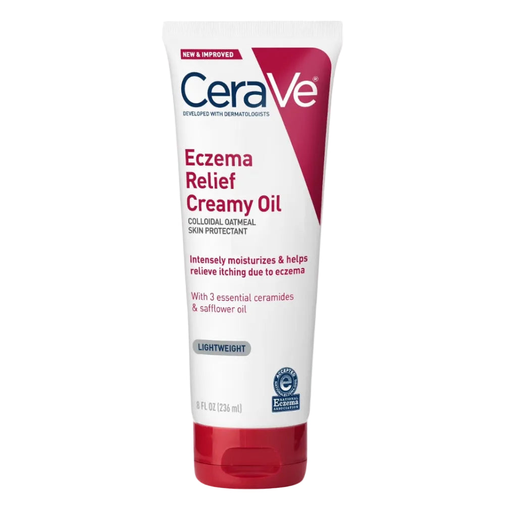 CeraVe Soothing Eczema Creamy Oil, Moisturizer for Dry and Itchy Skin 236mL