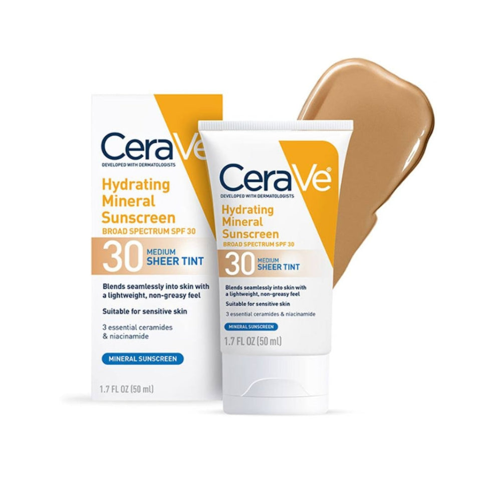 CeraVe Tinted Sunscreen for Face 30 SPF 50mL