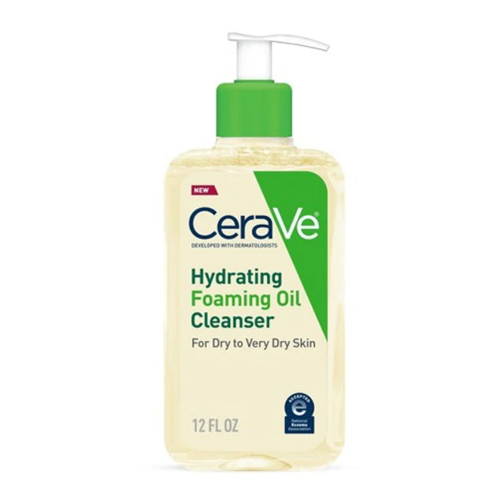 CeraVe Hydrating Foaming Cleansing Oil Face Wash Dry to Very Dry Skin 355mL