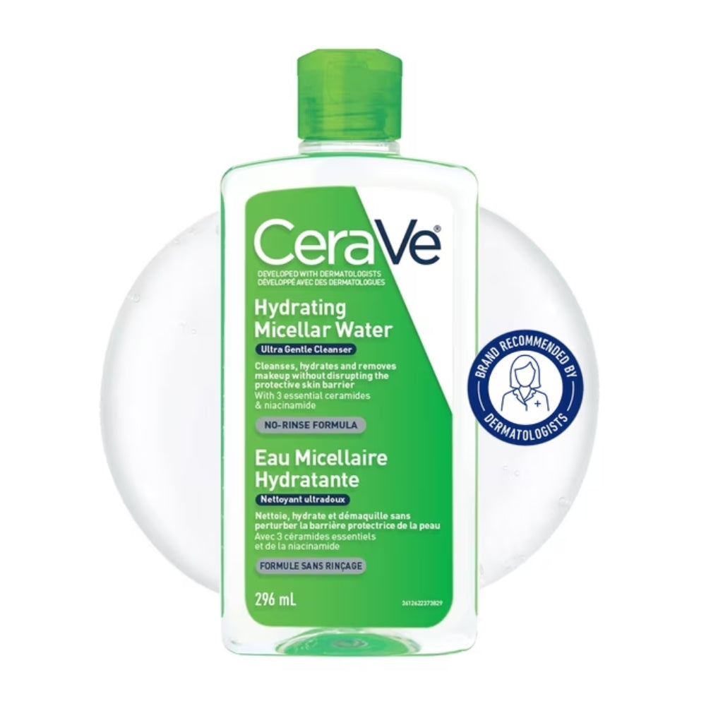 CeraVe Hydrating Micellar Water Ultra Gentle Cleanser 296mL