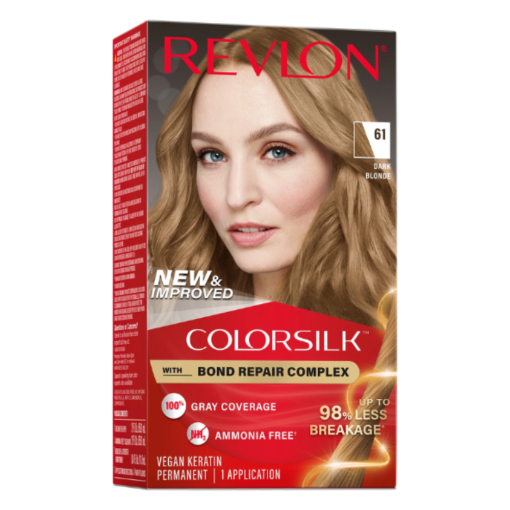 Revlon ColorSilk with Bond Repair Complex Permanent Hair Dye 130mL