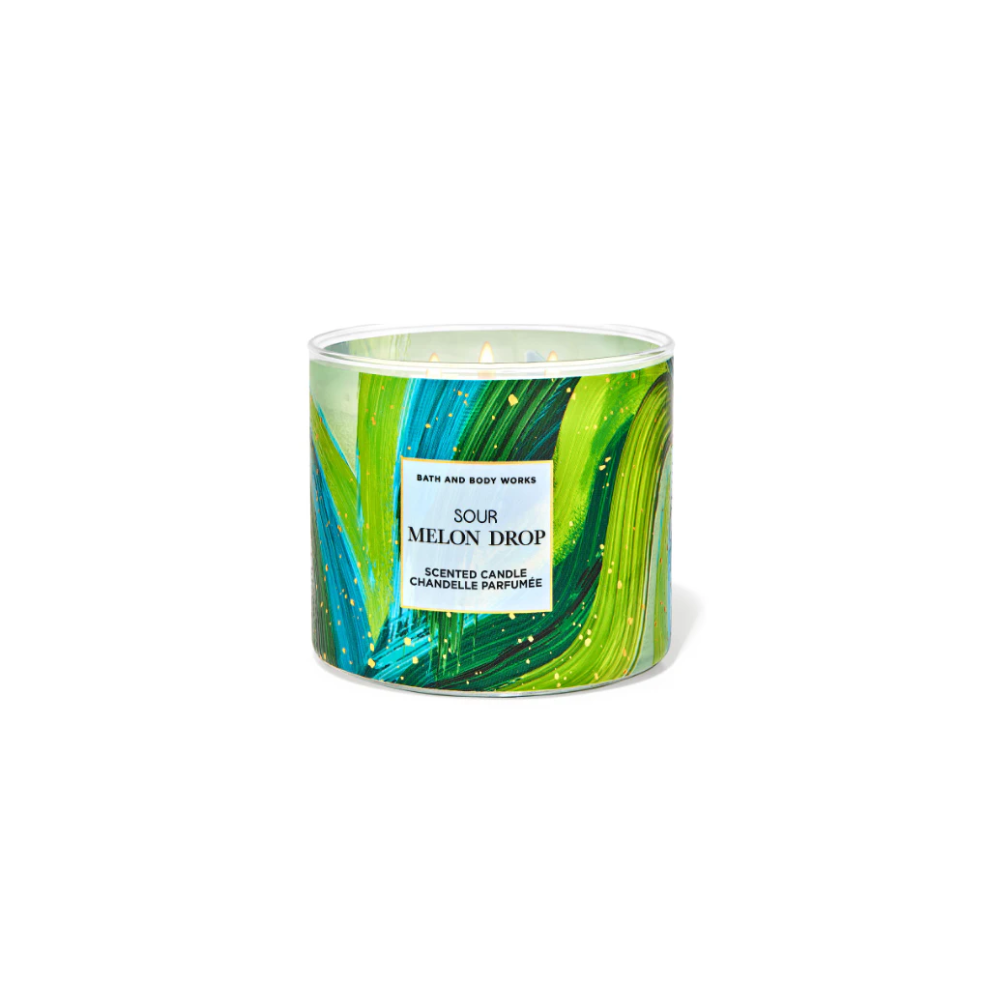Sour Melon Drop 3 Wick Scented Candle 411g