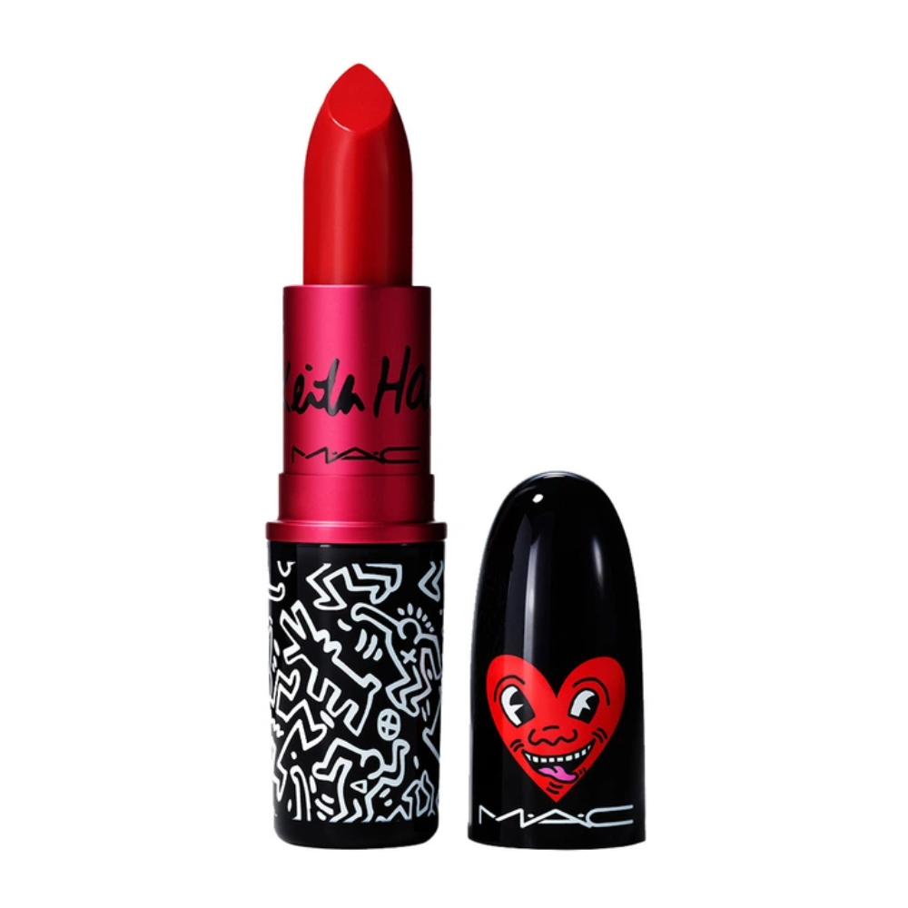MAC Viva Glam X Keith Haring Long Lasting Cream Lipstick Red Haring 3g