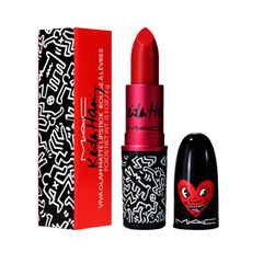 MAC Viva Glam X Keith Haring Long Lasting Cream Lipstick Red Haring 3g