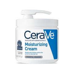 CeraVe Moisturizing Face & Body Cream with Pump for Normal to Dry Skin 453g