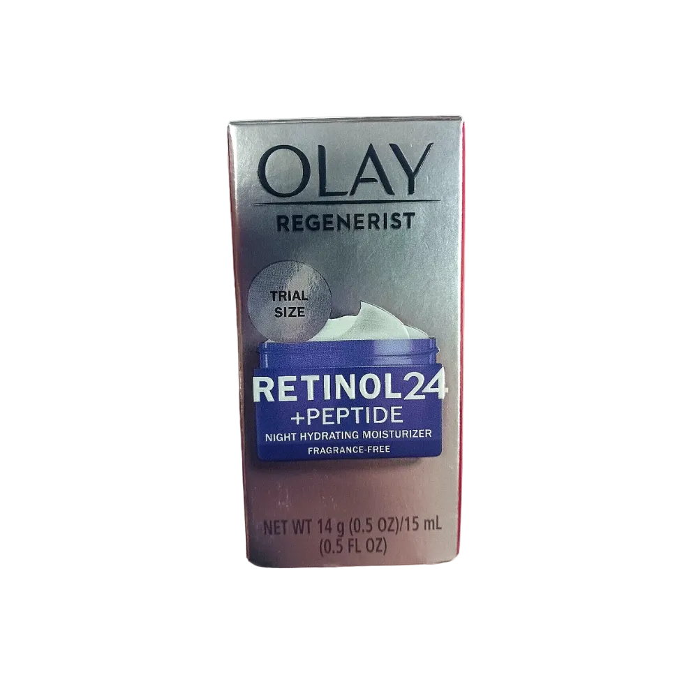 Olay Regenerist Retinol 24 + Peptide Night Face Moisturizer Fragrance-Free Trial Size