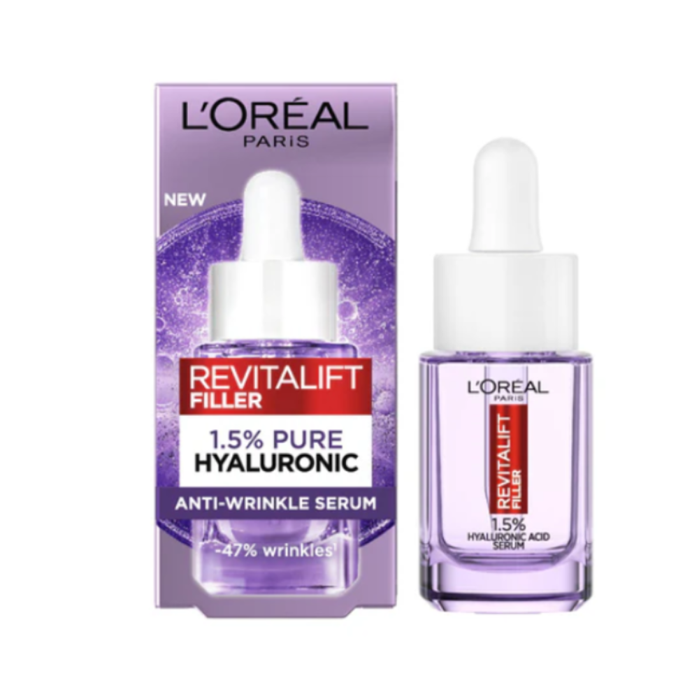 L'Oréal Paris Revitalift Filler Hyaluronic Acid Anti‑Wrinkle Serum – Mini