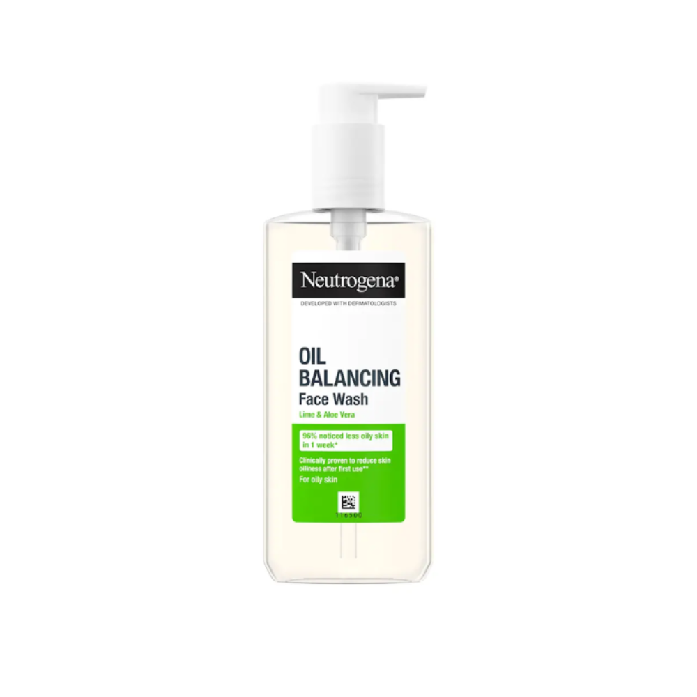 Neutrogena® Oil Balancing Face Wash for Oily Skin with Lime & Aloe Vera 200mL