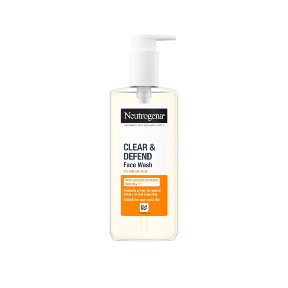 Neutrogena® Clear & Defend 2% Salicylic Acid Face Wash 200mL