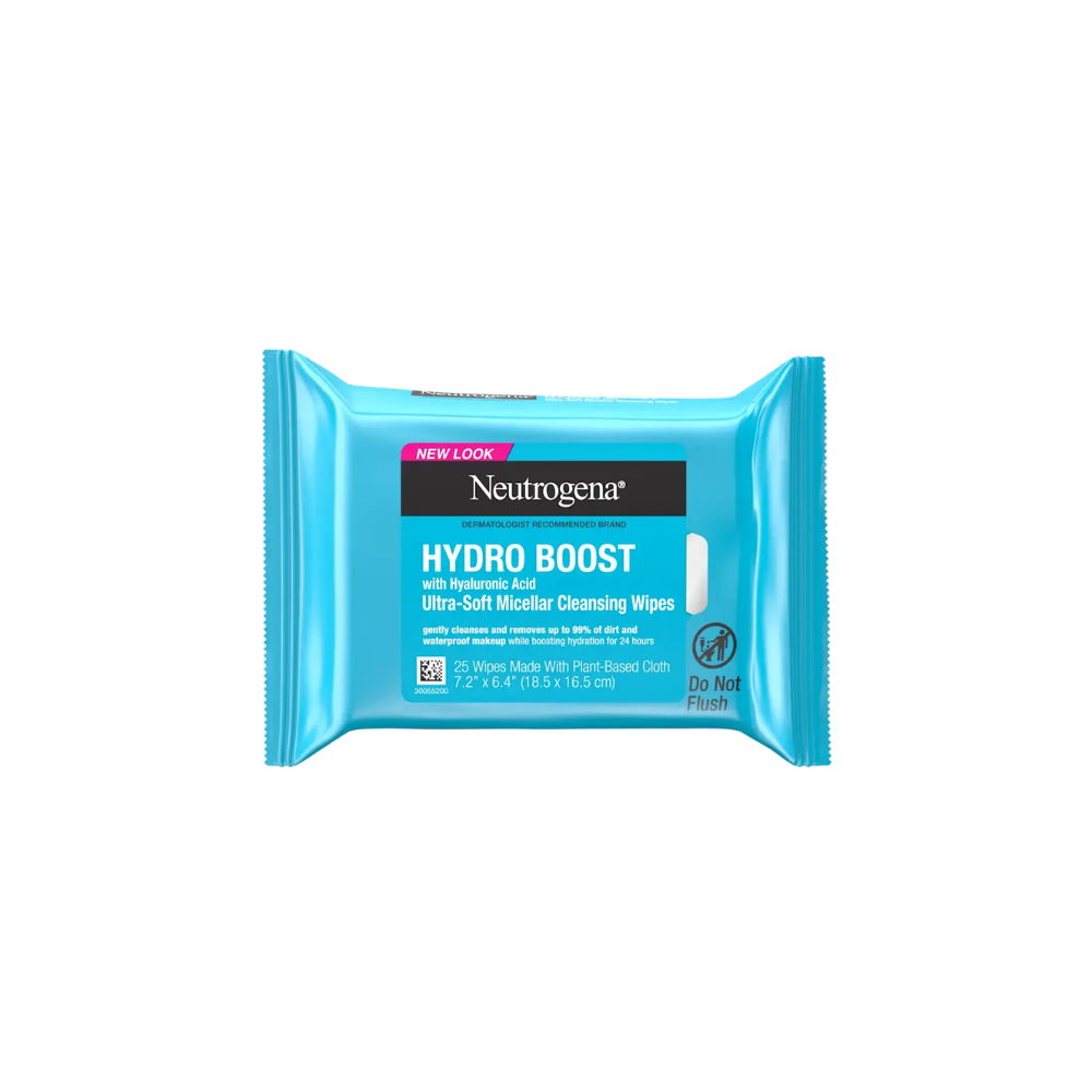 Neutrogena® Hydro Boost Ultra-Soft Micellar Cleansing Wipes, 25 Count