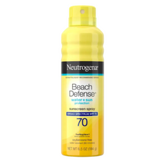 Neutrogena® Beach Defense® Water + Sun Protection Sunscreen Spray Broad Spectrum SPF 70 184mL
