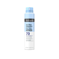 Neutrogena® Ultra Sheer Body Mist Sunscreen Broad Spectrum SPF 70 141g