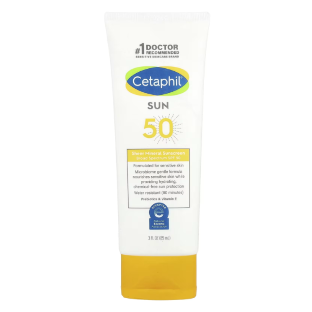 Cetaphil Sheer Mineral Sunscreen SPF 50  Sensitive skin 89mL