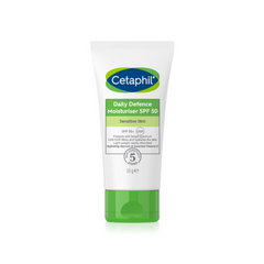 Cetaphil Daily Defence Face Moisturiser SPF 50+ Normal to Dry & Sensitive 50mL