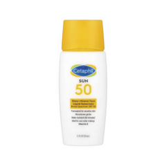 Cetaphil Sheer Mineral Face Liquid Sunscreen SPF 50 Sensitive & Acne-Prone 50mL