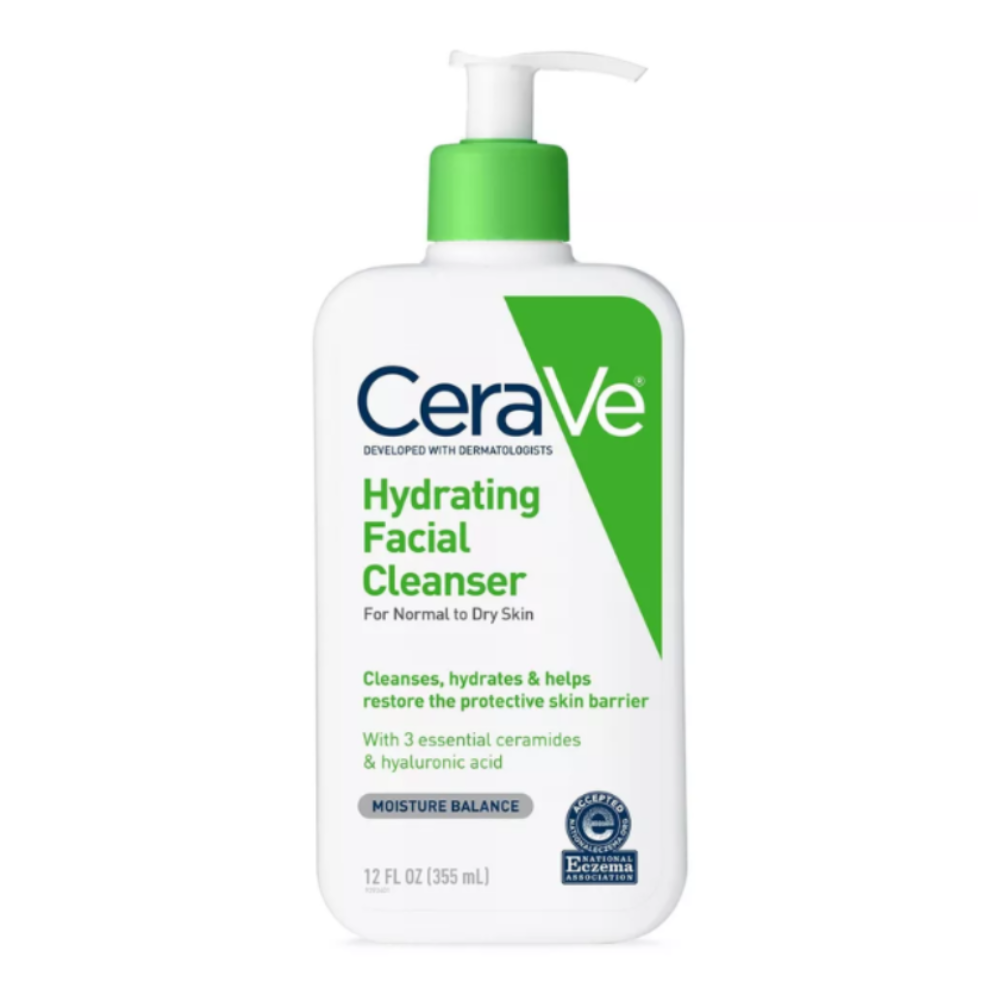 CeraVe Hydrating Facial Cleanser For Normal to Dry Skin 355mL