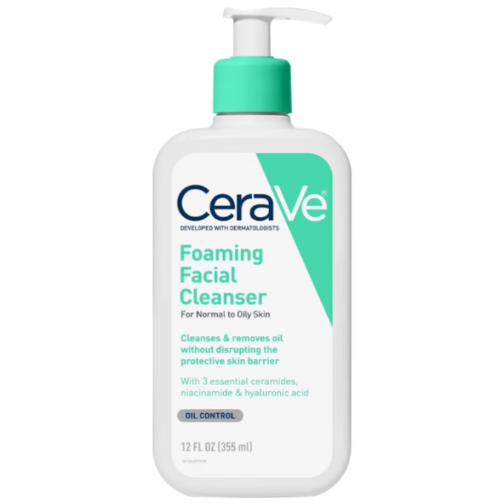 CeraVe Foaming Facial Cleanser for Normal to Oily Skin 355mL