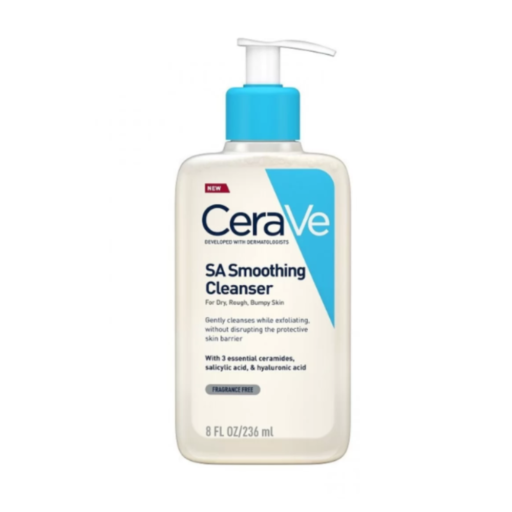 CeraVe SA Smoothing Cleanser for Dry Rough Bumpy Skin 236mL