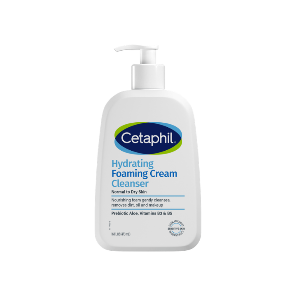 Cetaphil Hydrating Foaming Cream Cleanser 473mL