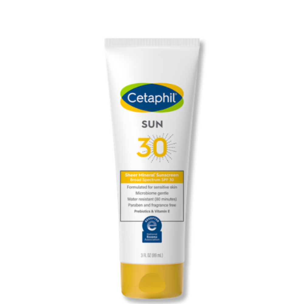 Cetaphil Sheer Mineral Sunscreen Broad Spectrum SPF 30 Sensitive Skin (Face and Body)89mL